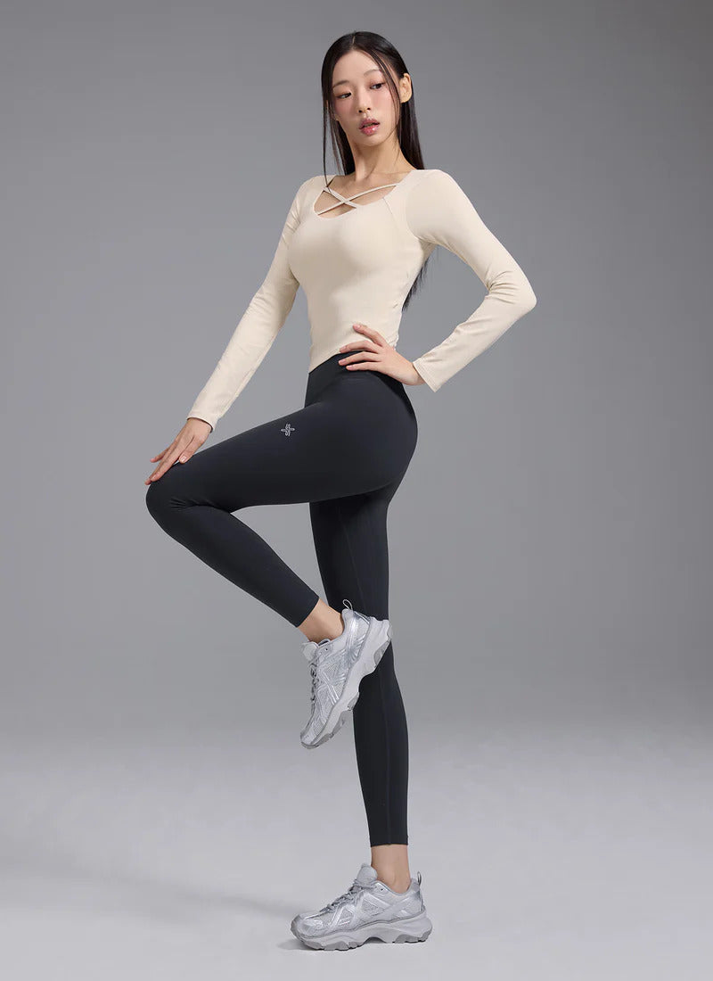 XEXYMIX V-Up 3D Plus Leggings in Dark Gray — image 1