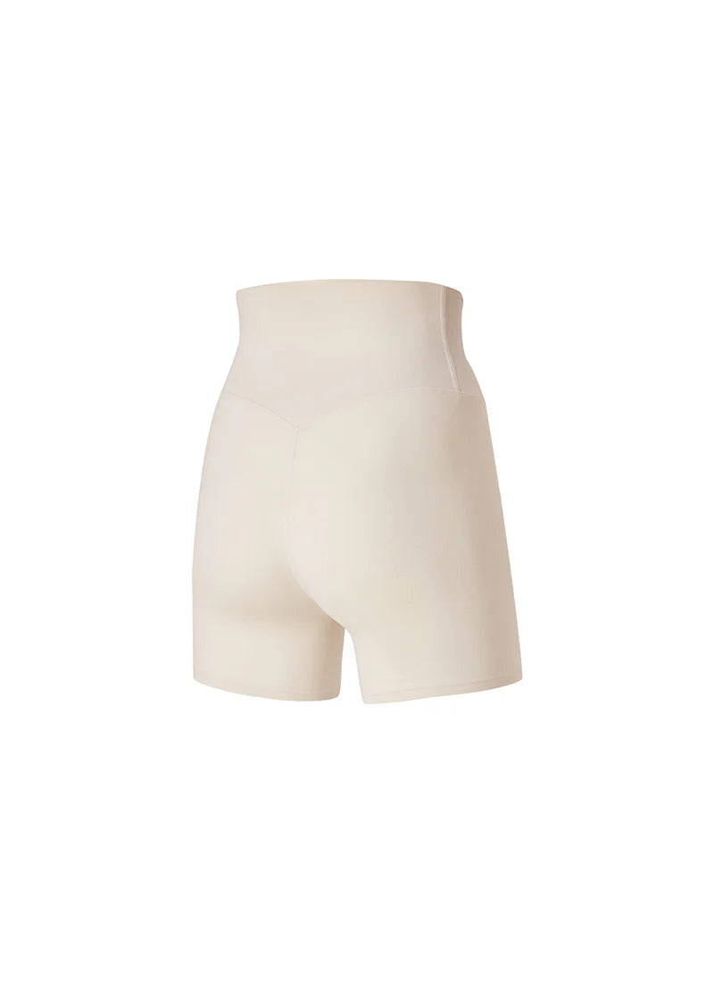 XEXYMIX Xella Intention Biker Shorts Mid-thigh Length in Tapioca Beige — image 2