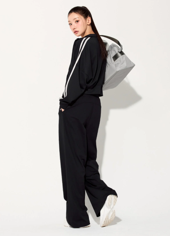 XEXYMIX Comfort Tension Basic Wide Pants — detail image 2