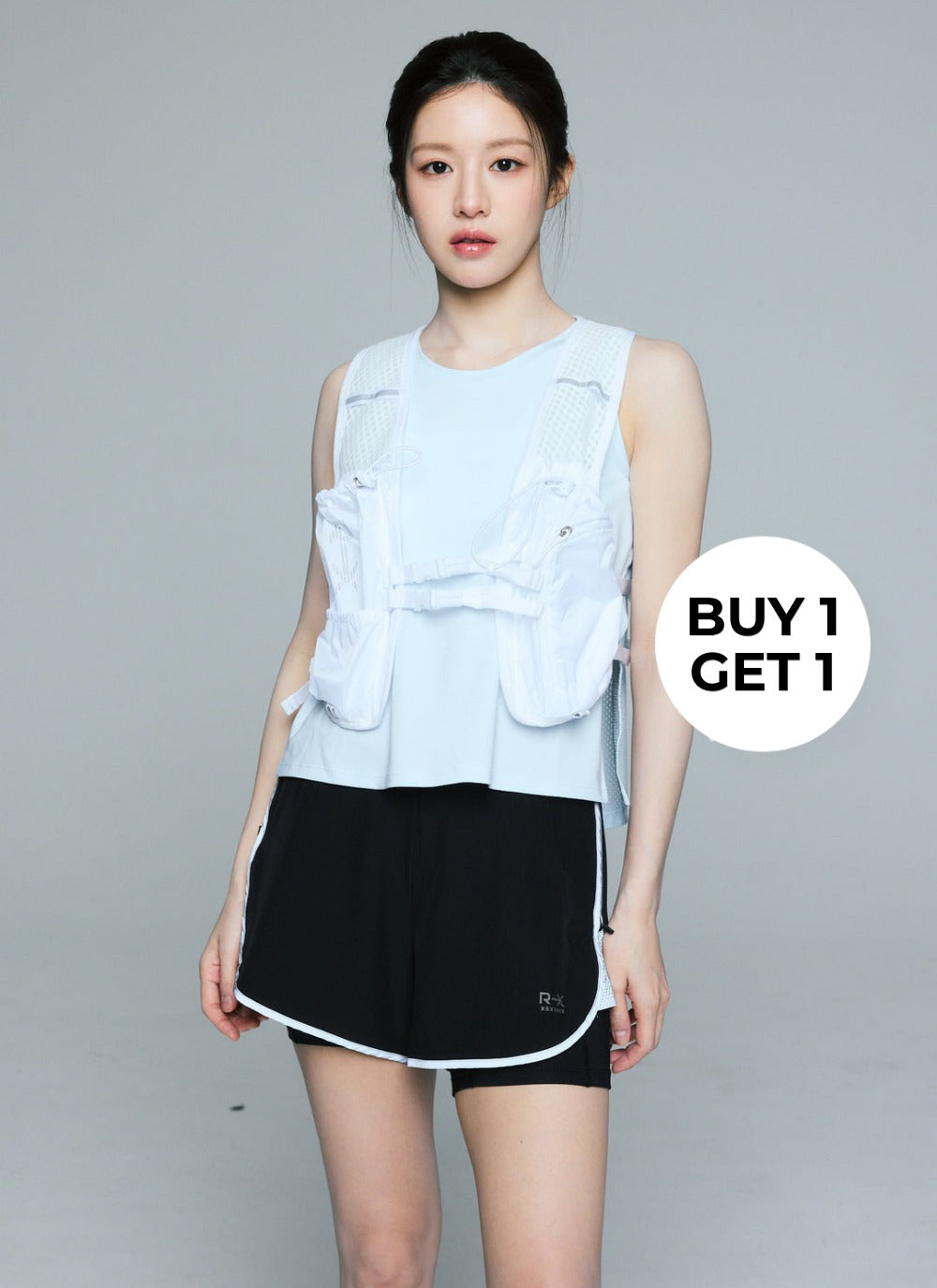 [BUY 1 GET 1] RX Punching Reflective 2-in-1 Shorts