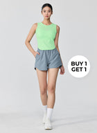 [BUY 1 GET 1] Seersucker Rounded Shorts