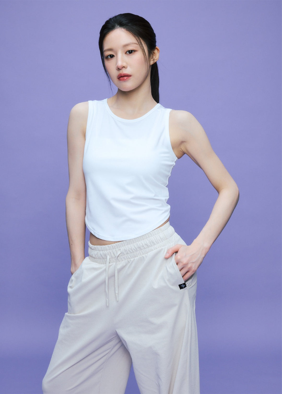 XEXYMIX Comfort Tension Basic Wide Pants