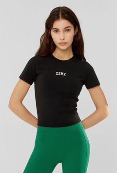 XEXYMIX XXMX Crop Short Sleeve in Black — image 1