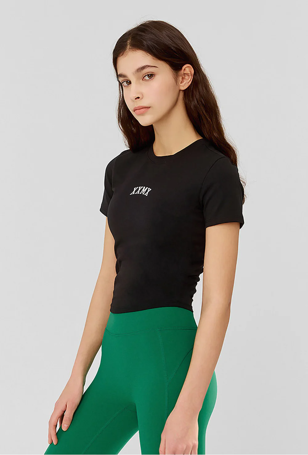 XEXYMIX XXMX Crop Short Sleeve in Black — image 2