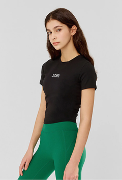 XEXYMIX XXMX Crop Short Sleeve in Black — image 2