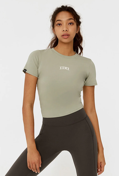 XEXYMIX XXMX Crop Short Sleeve in Wood Sage — image 1