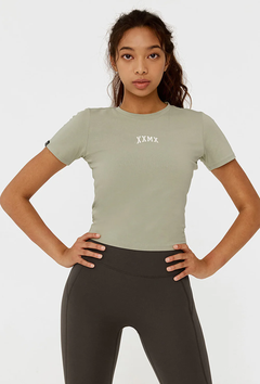 XEXYMIX XXMX Crop Short Sleeve in Wood Sage — image 2