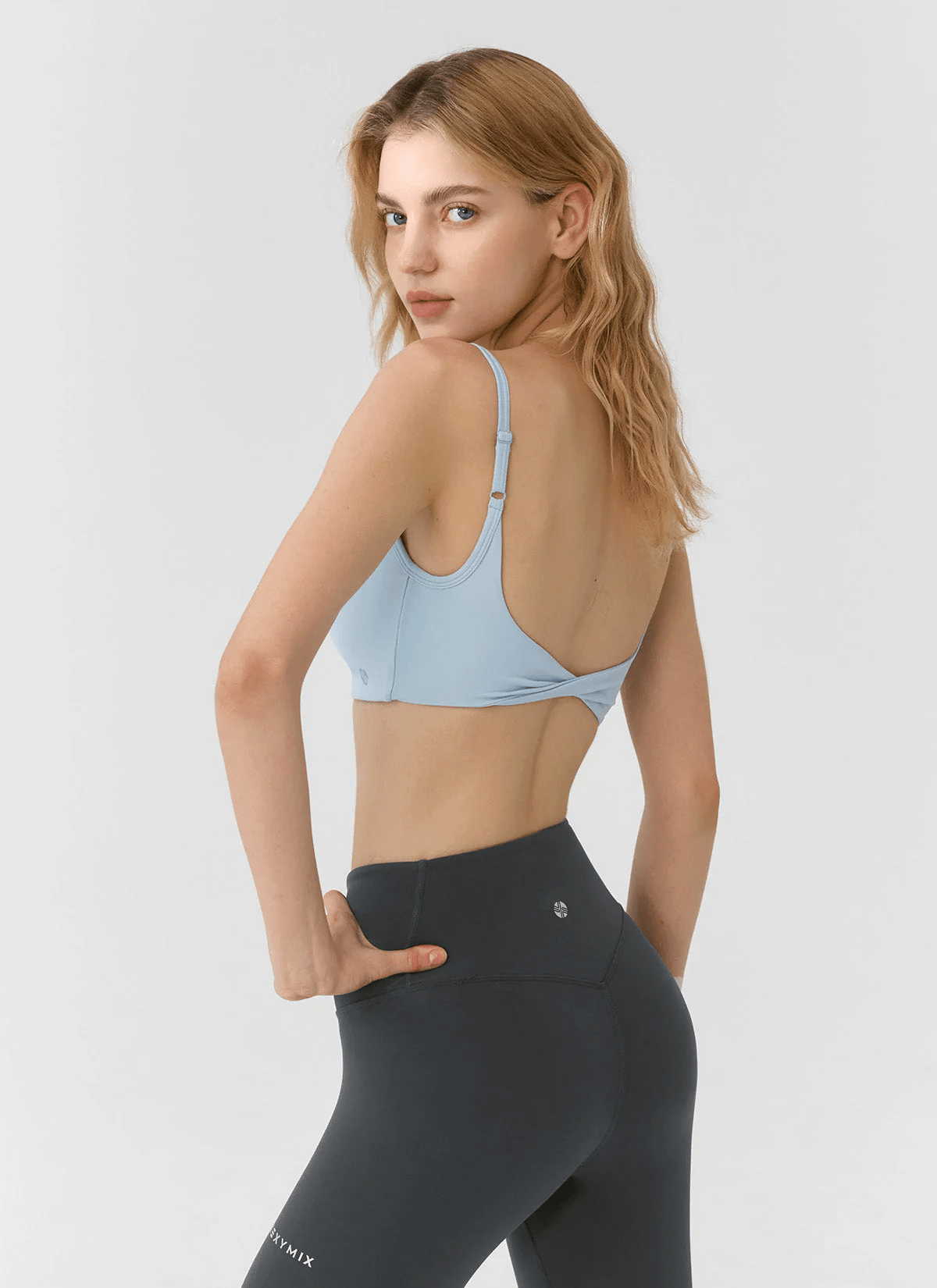 XEXYMIX Black Label Signature Power Rise Back Twist Bra Top — image 1