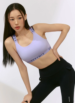 XEXYMIX Black Label Signature 360N Back Point Bra Top in Powder Purple — image 1