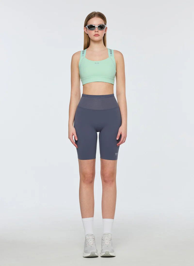 XEXYMIX RX Black Label Signature 360N Reflective Bra Top in Fresh Mint — image 2