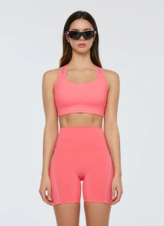 XEXYMIX RX Black Label Signature 360N Reflective Bra Top in Repower Coral — image 2