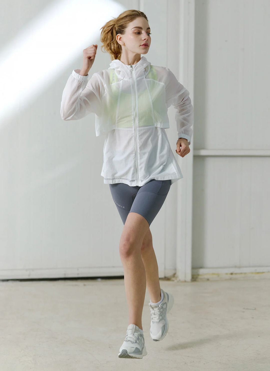 XEXYMIX RX Black Label Signature 360N Racing Pocket Leggings (4.5-Length) in Shadow Gray — image 3