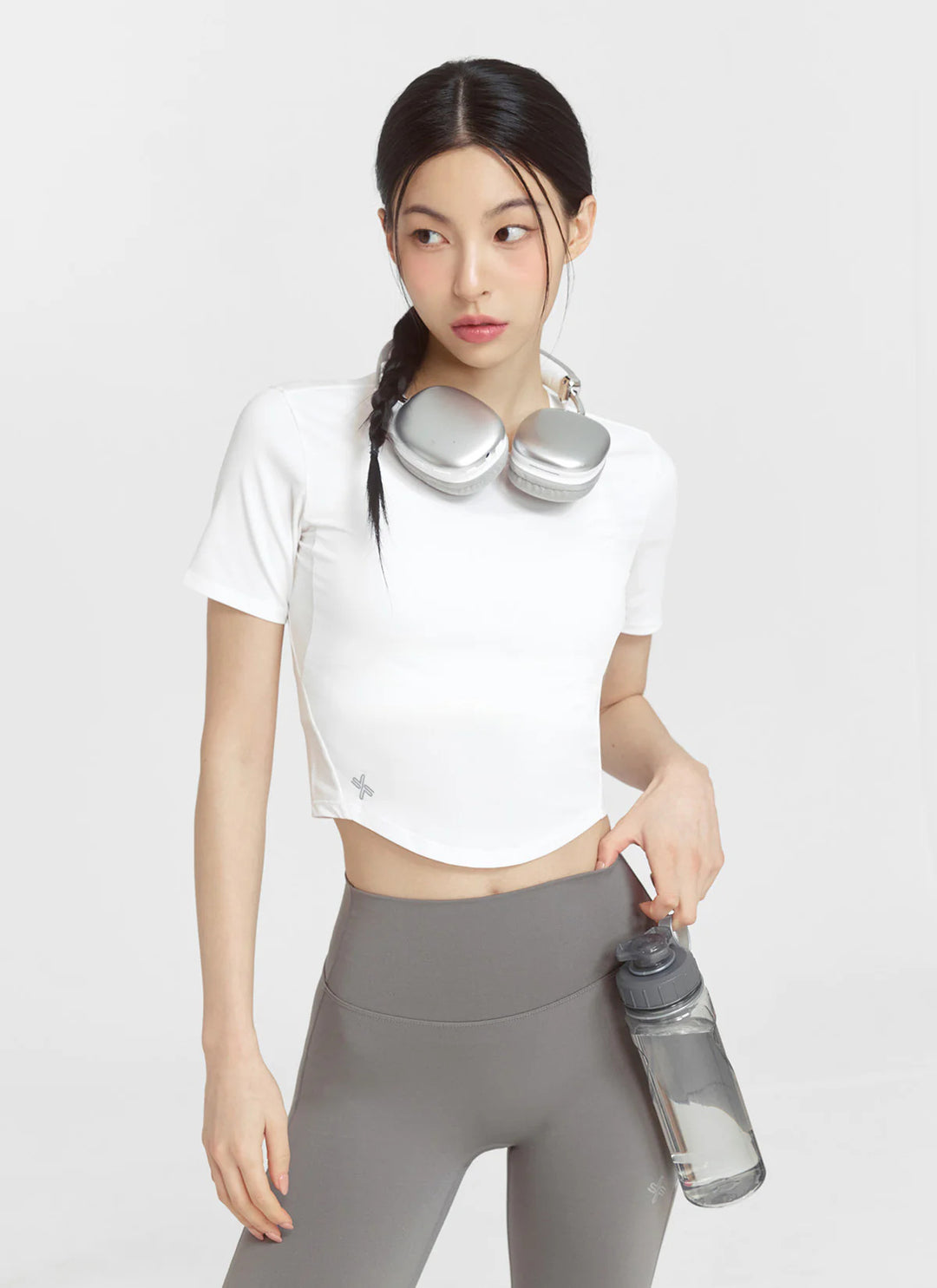 XEXYMIX Ice Scent Cropped Short Sleeve in Black — image 4