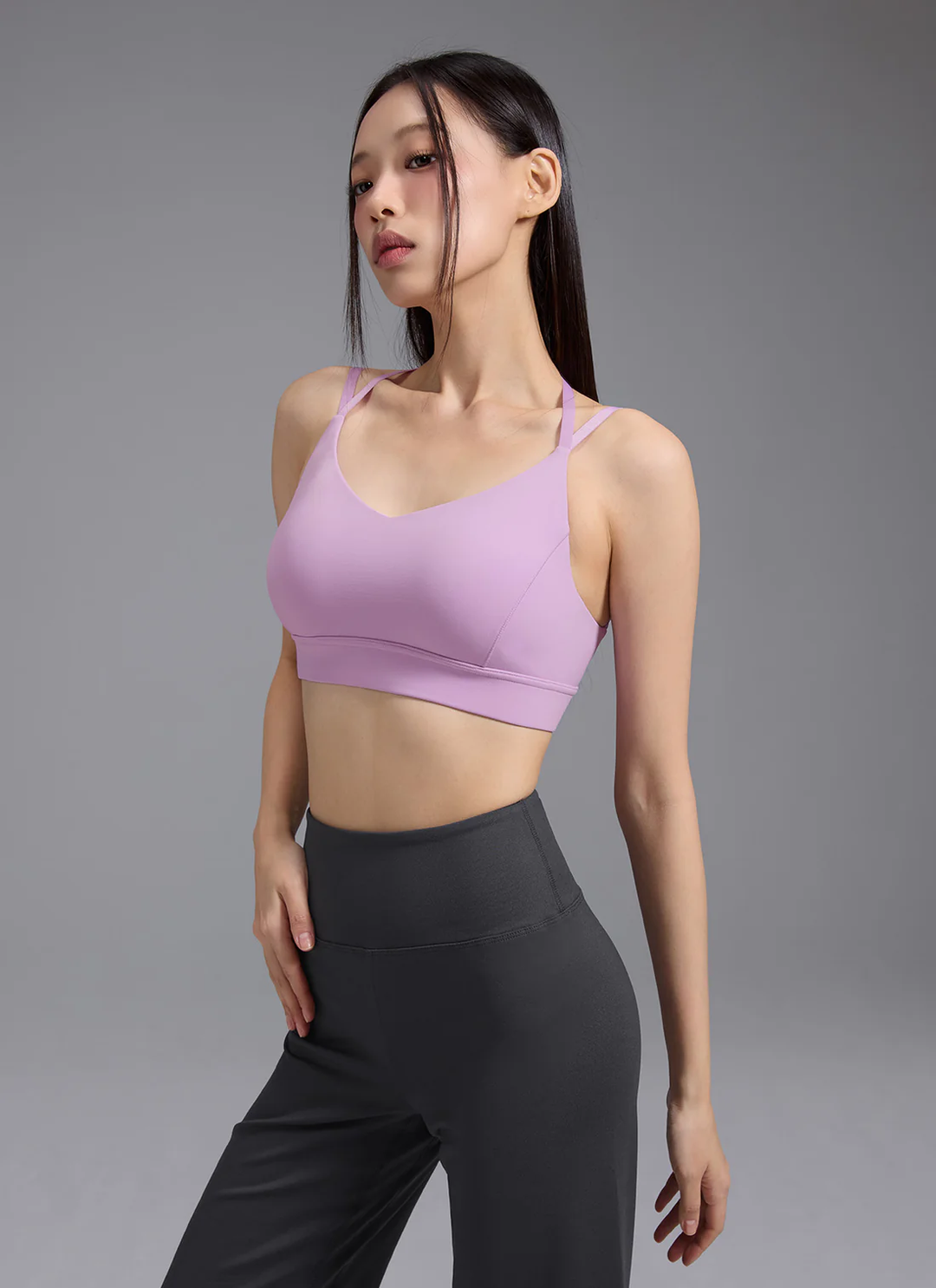 XEXYMIX Black Label Signature 360N Two-Way Strap Bra Top in Lily Lavender — image 2