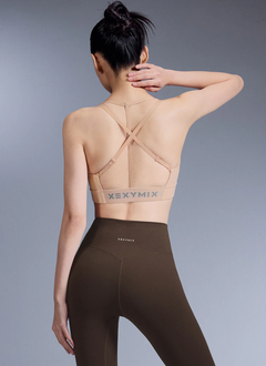 XEXYMIX Black Label Signature 360N Two-Way Strap Bra Top in Pale Pink — image 2