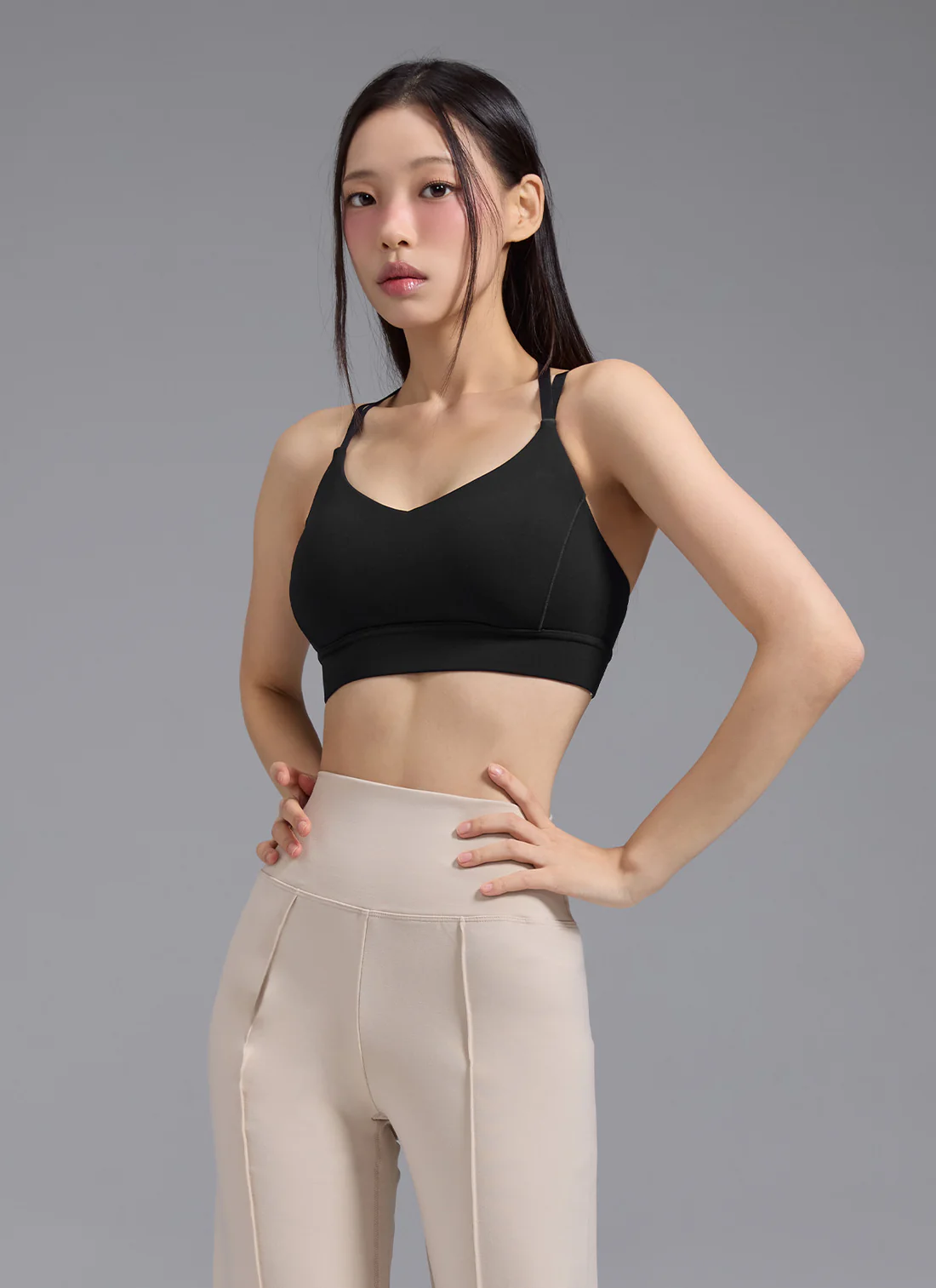 XEXYMIX Black Label Signature 360N Two-Way Strap Bra Top in Black — image 4