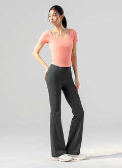 XEXYMIX Black Label Signature Power Rise Bootcut Pants (Long) in Black Pearl Gray — image 1