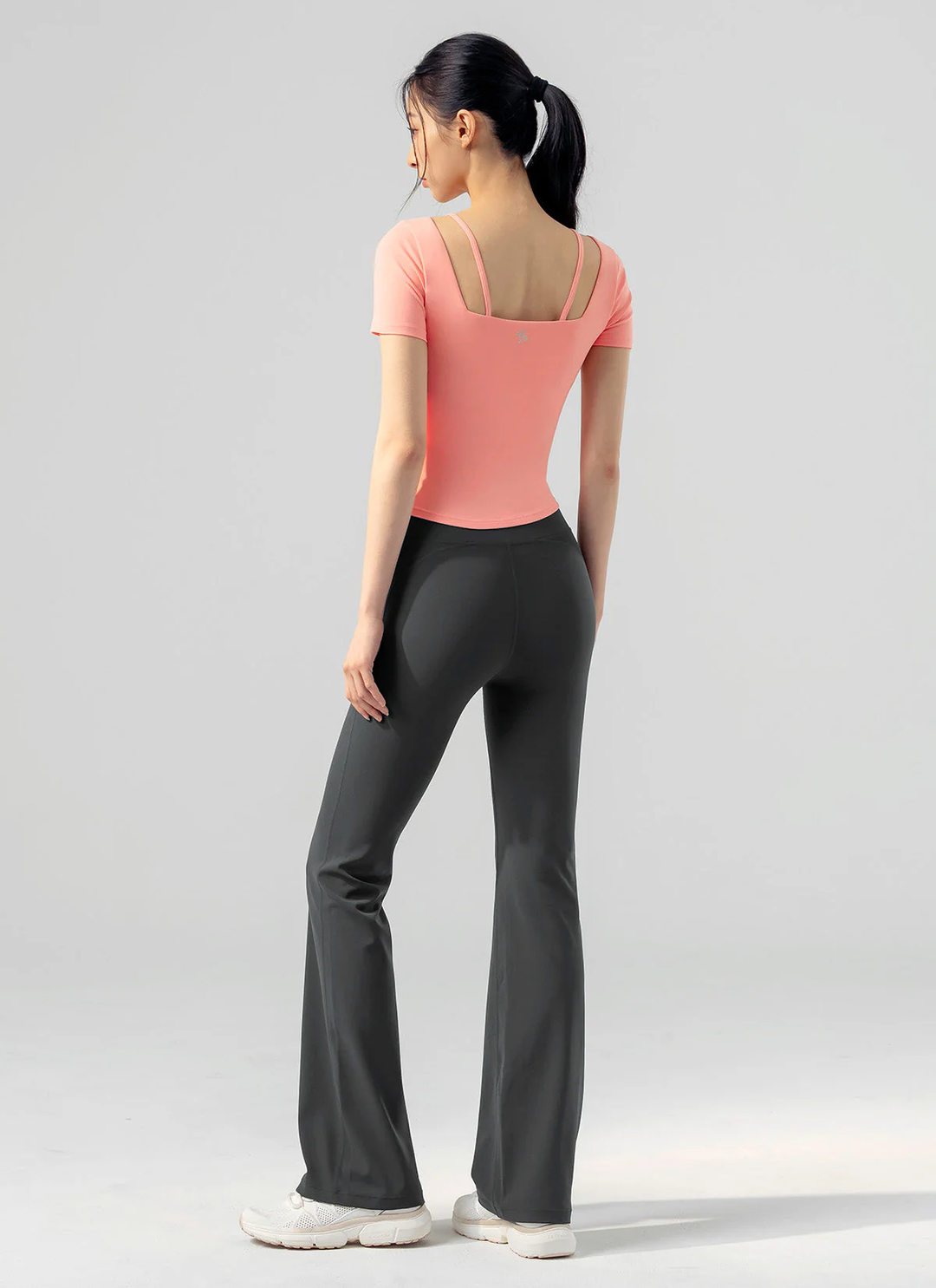 XEXYMIX Black Label Signature Power Rise Bootcut Pants (Long) in Black Pearl Gray — image 3