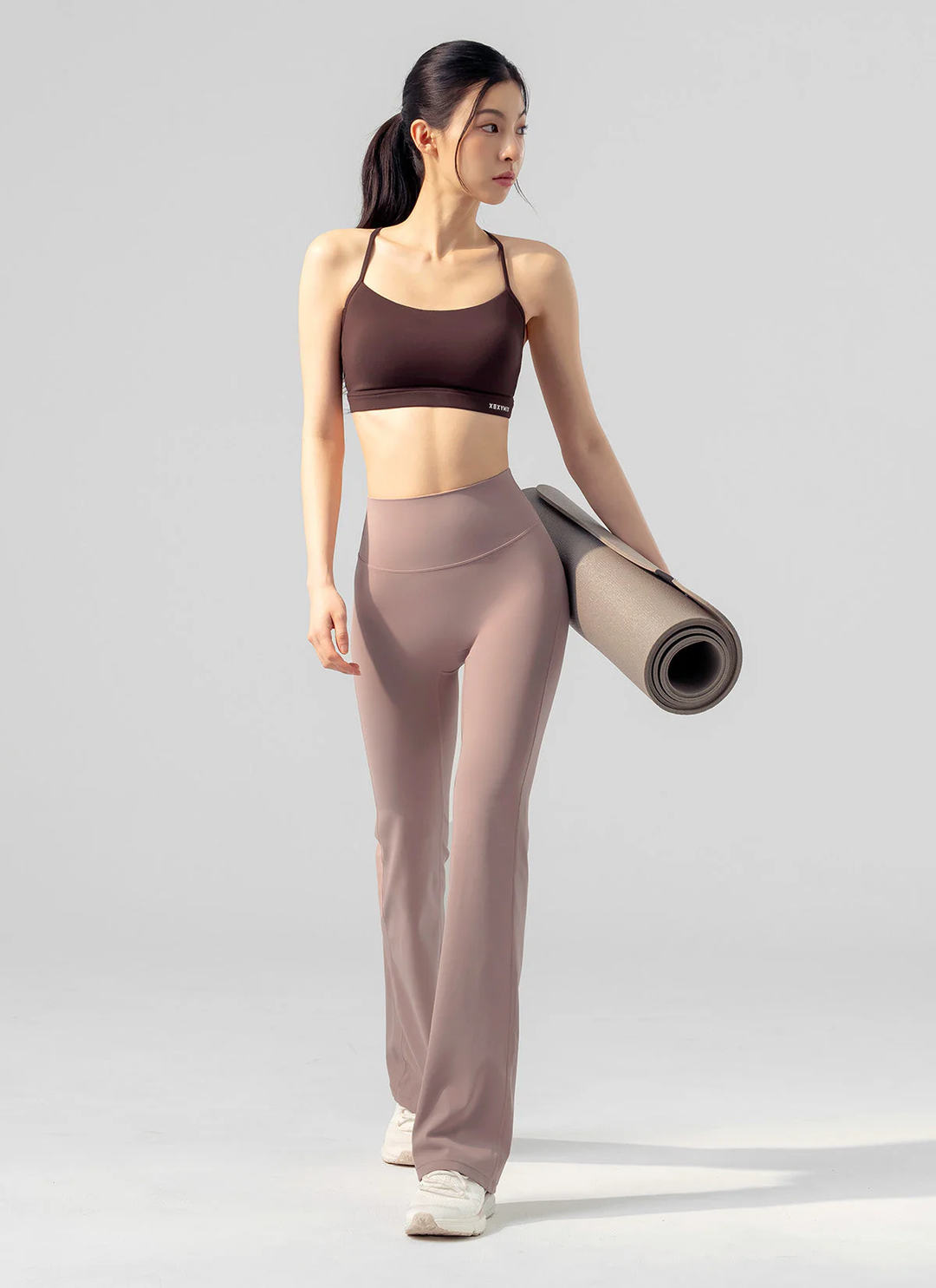 XEXYMIX Black Label Signature Power Rise Bootcut Pants (Long) in Evening Rose — image 2
