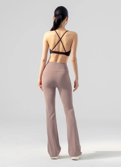 XEXYMIX Black Label Signature Power Rise Bootcut Pants (Long) in Evening Rose — image 4