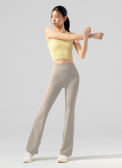 XEXYMIX Black Label Signature Power Rise Bootcut Pants (Long) in Gray Sand — image 2