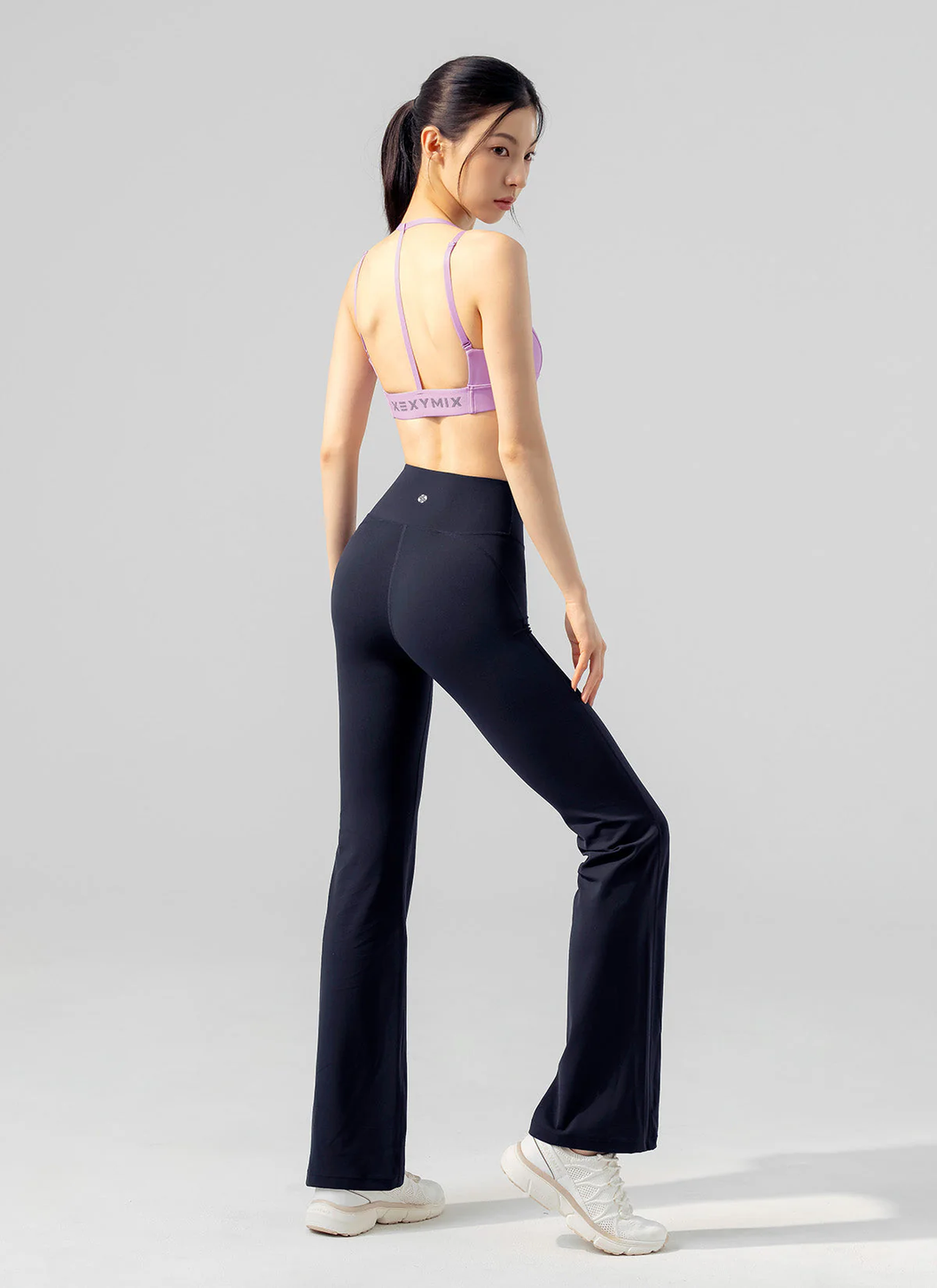XEXYMIX Black Label Signature Power Rise Bootcut Pants (Long) in Indigo Navy — image 4