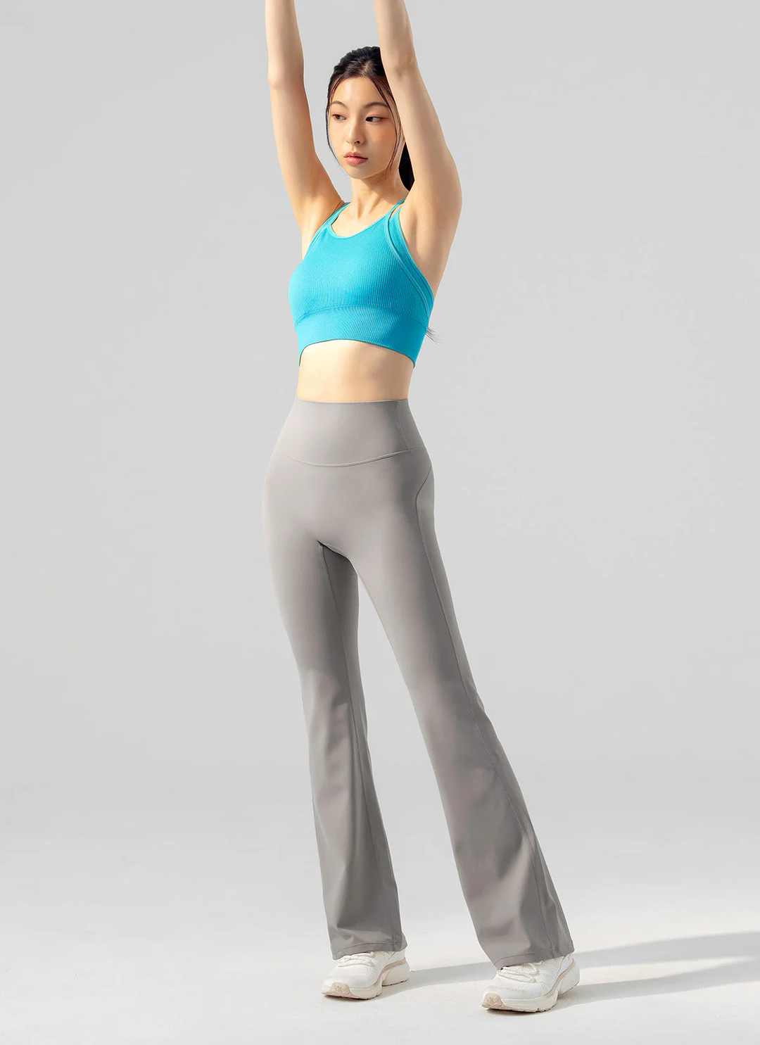 XEXYMIX Black Label Signature Power Rise Bootcut Pants (Long) in London Gray — image 4