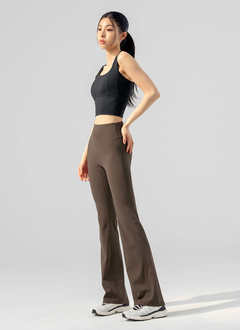 XEXYMIX Black Label Signature Power Rise Bootcut Pants (Long) in Walnut Brown — image 2