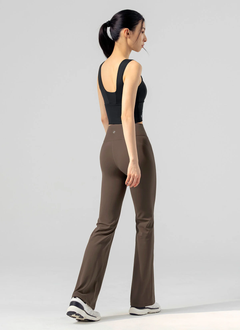 XEXYMIX Black Label Signature Power Rise Bootcut Pants (Long) in Walnut Brown — image 4
