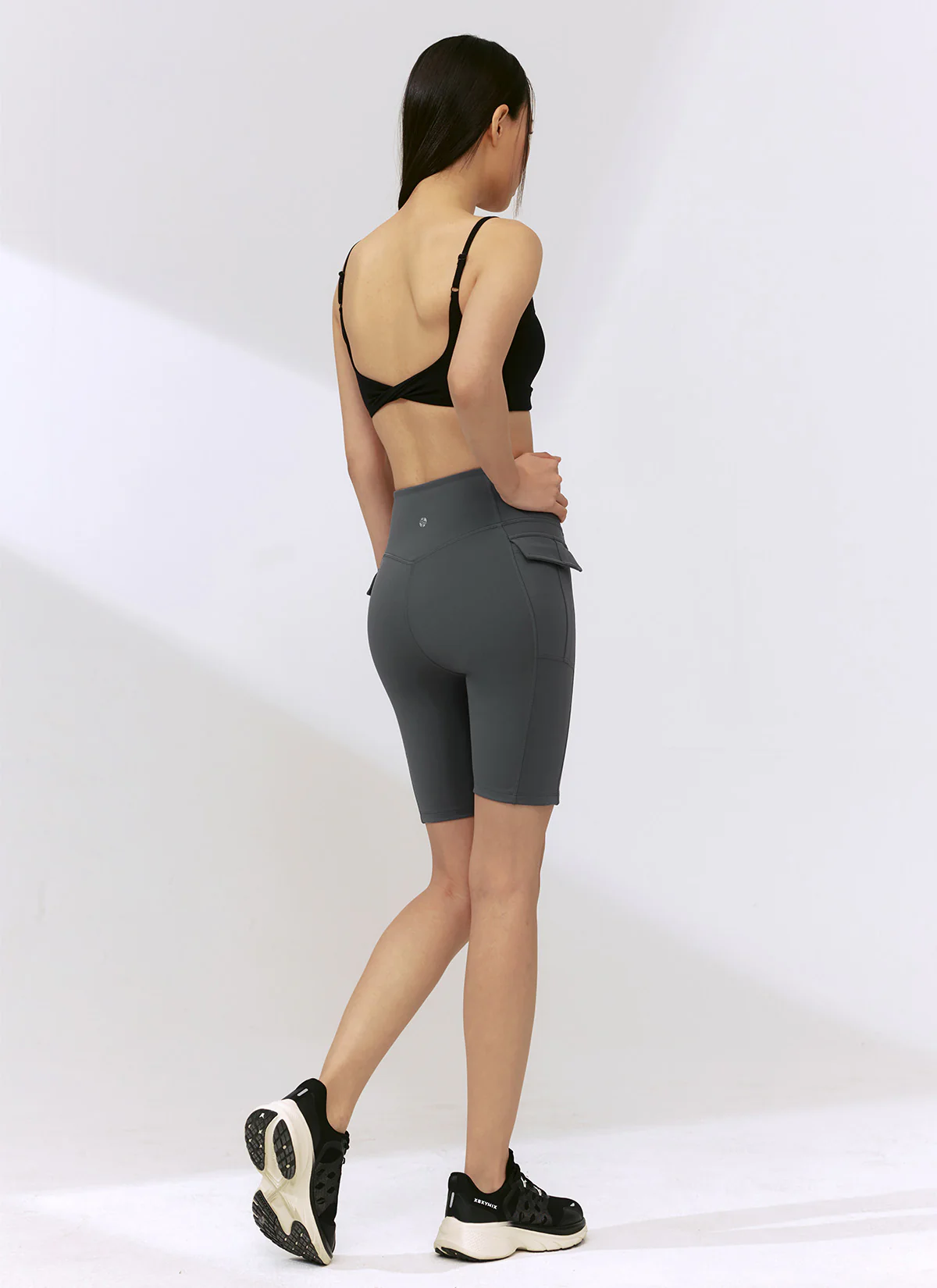 XEXYMIX Black Label Signature 360N Out-Pocket Leggings (4.5-Length) in City Night Gray — image 4