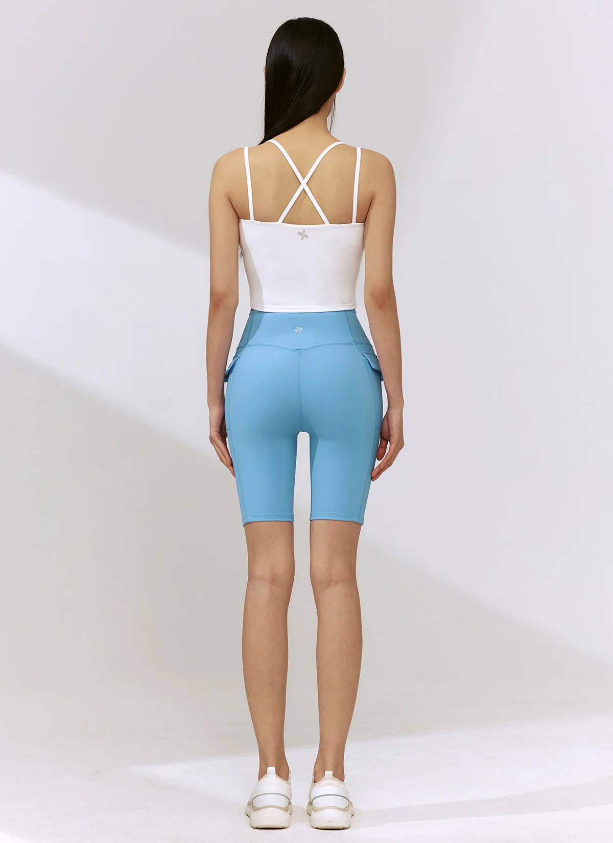 XEXYMIX Black Label Signature 360N Out-Pocket Leggings (4.5-Length) in Iceland Blue — image 4