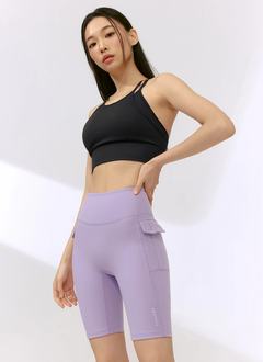 XEXYMIX Black Label Signature 360N Out-Pocket Leggings (4.5-Length) in Lavender Garden — image 2