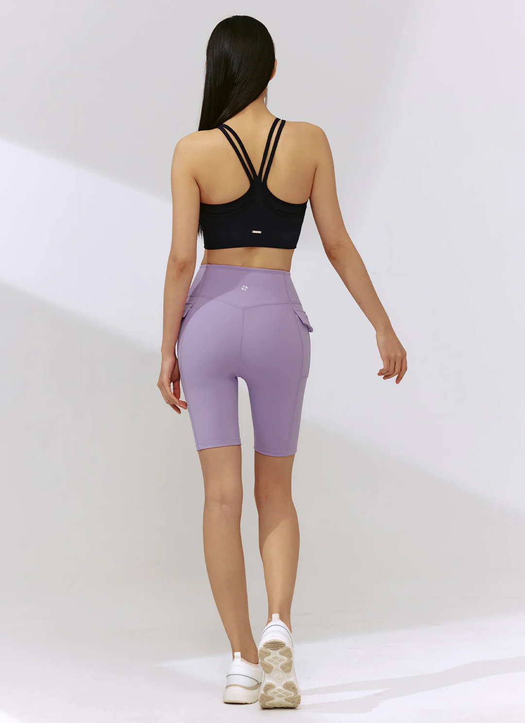 XEXYMIX Black Label Signature 360N Out-Pocket Leggings (4.5-Length) in Lavender Garden — image 4