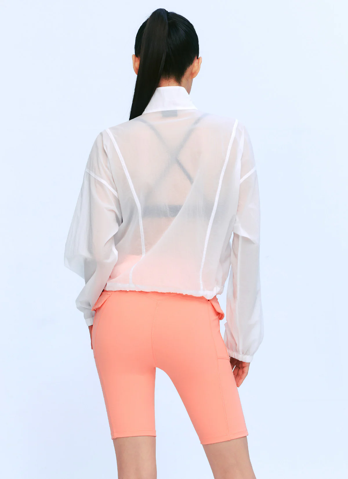 XEXYMIX Black Label Signature 360N Out-Pocket Leggings (4.5-Length) in Light Coral — image 4