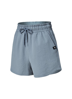 XEXYMIX Seersucker Rounded Shorts in Stormy Blue — image 1