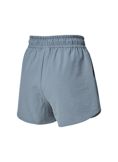 XEXYMIX Seersucker Rounded Shorts in Stormy Blue — image 3