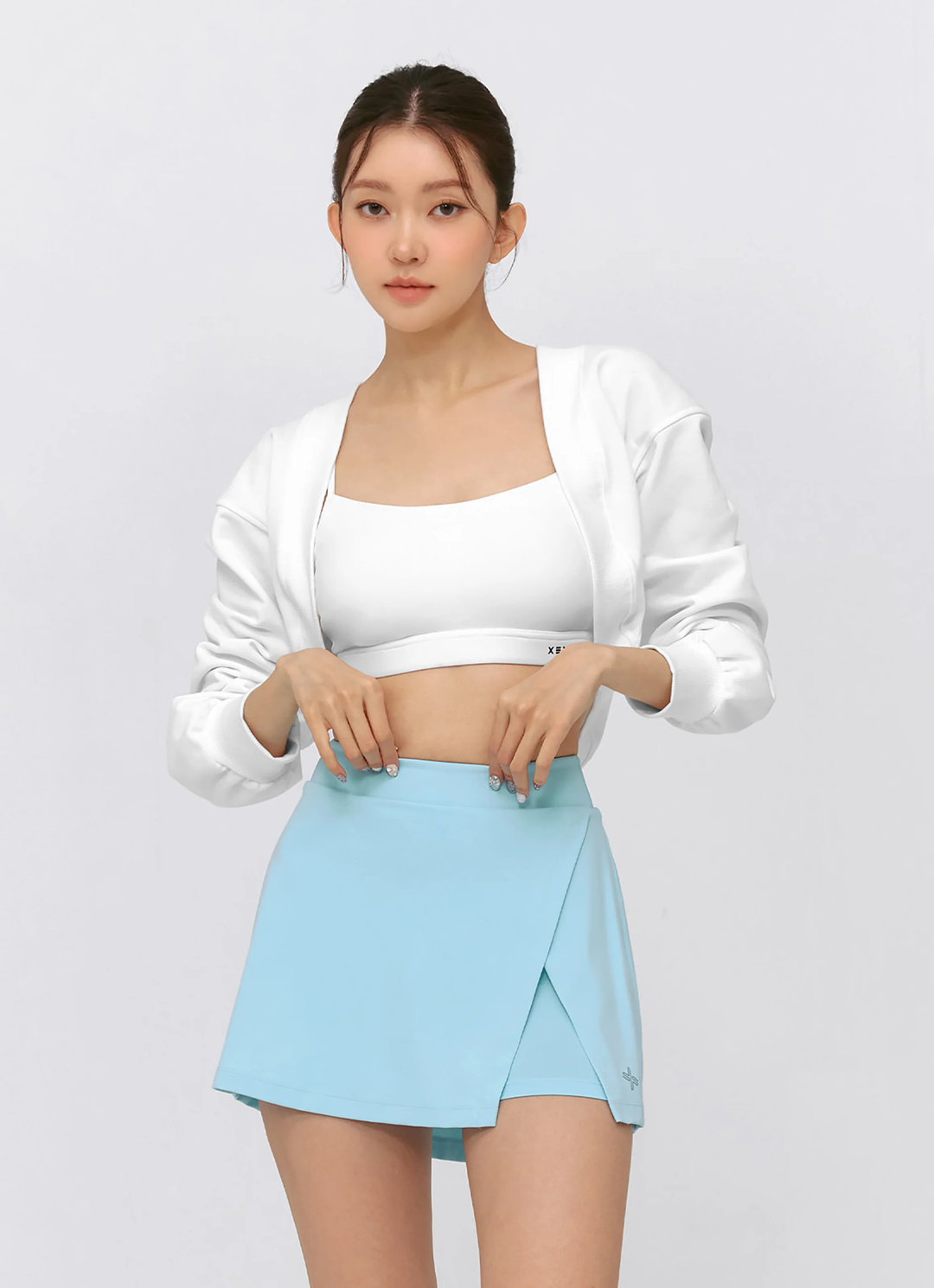 XEXYMIX Black Label Signature Power Rise Slit 2-in-1 Skirt — image 2