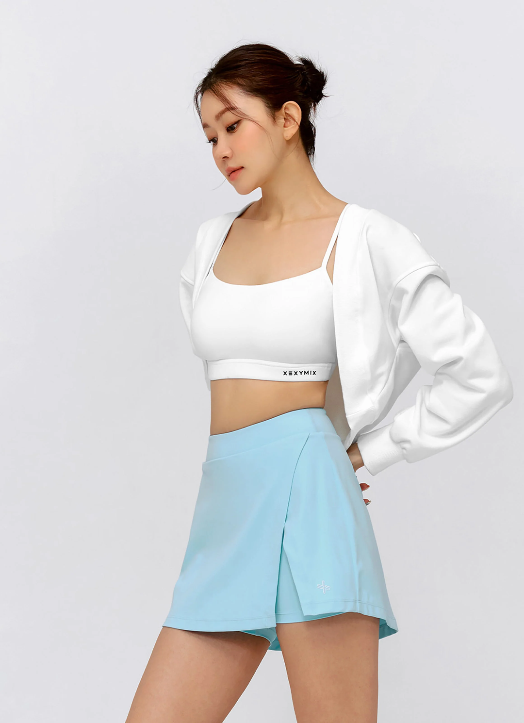XEXYMIX Black Label Signature Power Rise Slit 2-in-1 Skirt — image 4