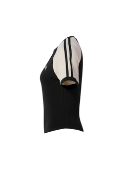 XEXYMIX Raglan Colorblock Crop Short Sleeve in Black — image 5