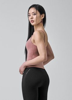 XEXYMIX Black Label Signature Power Rise String Tank Top in Ballet Pink — image 3