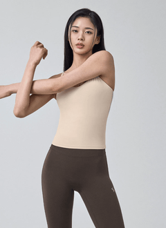 XEXYMIX Black Label Signature Power Rise String Tank Top in Sweet Cream — image 1