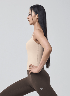 XEXYMIX Black Label Signature Power Rise String Tank Top in Sweet Cream — image 3