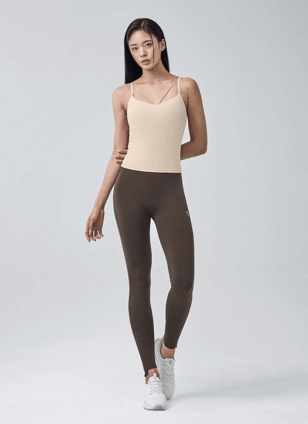 XEXYMIX Black Label Signature Power Rise String Tank Top in Sweet Cream — image 4