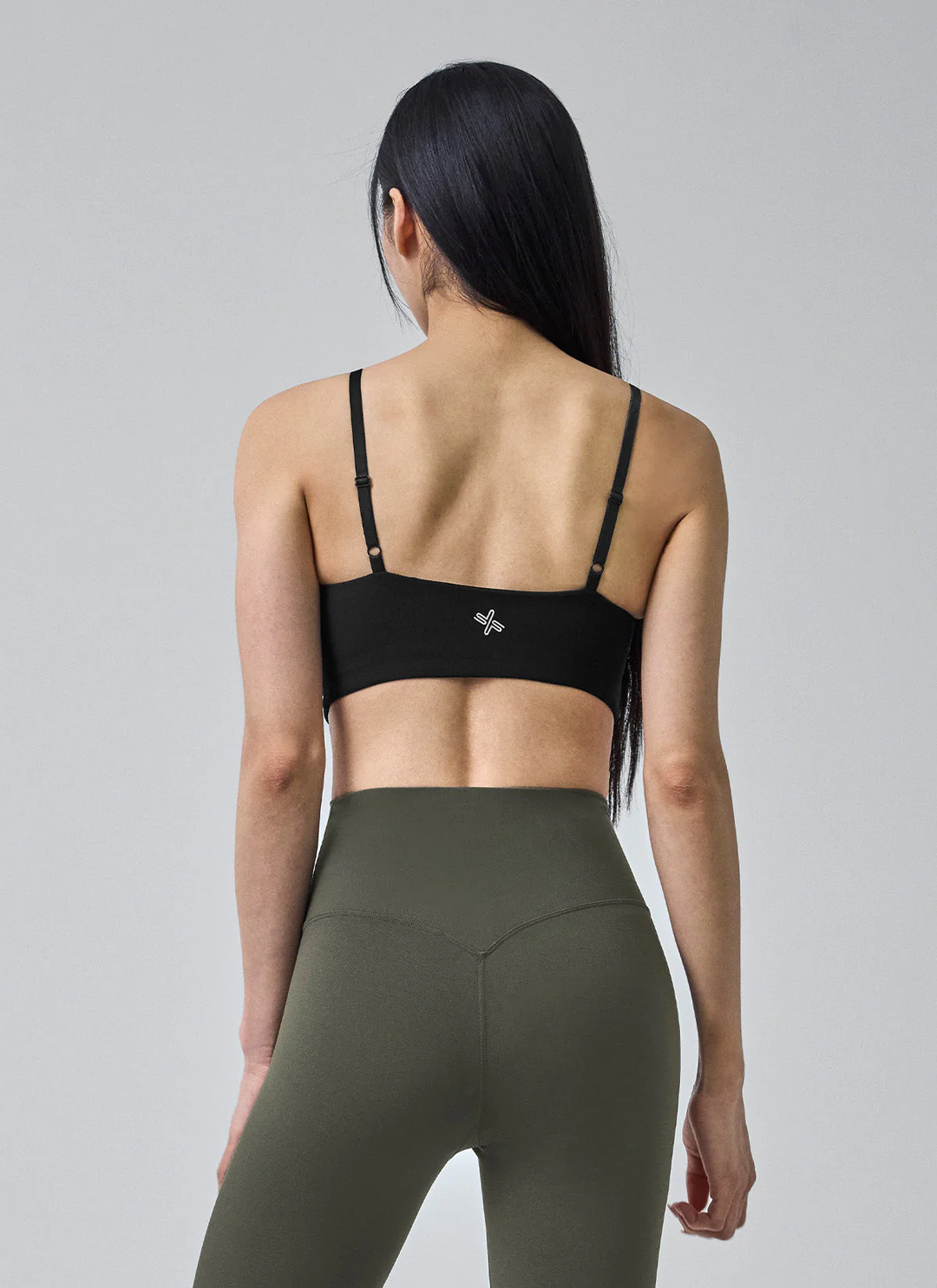 XEXYMIX Black Label Signature Power Rise String Bra Top in Black — image 3