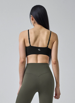 XEXYMIX Black Label Signature Power Rise String Bra Top in Black — image 3