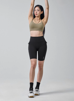 XEXYMIX Black Label Signature Power Rise String Bra Top in Evening Khaki — image 4