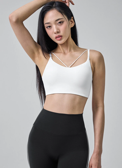 XEXYMIX Black Label Signature Power Rise String Bra Top in Pale Ivory — image 1