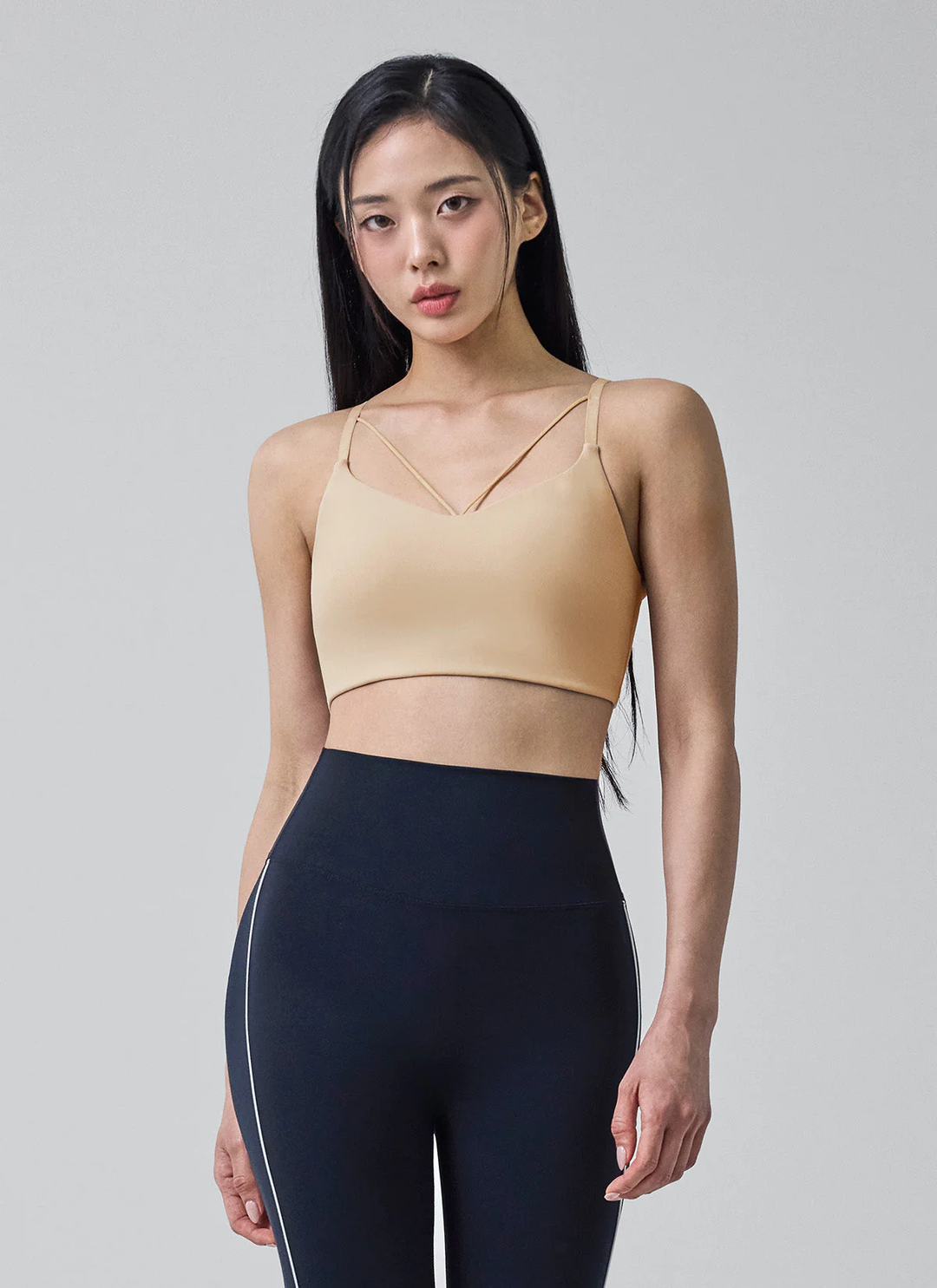 XEXYMIX Black Label Signature Power Rise String Bra Top in Sweet Cream — image 1