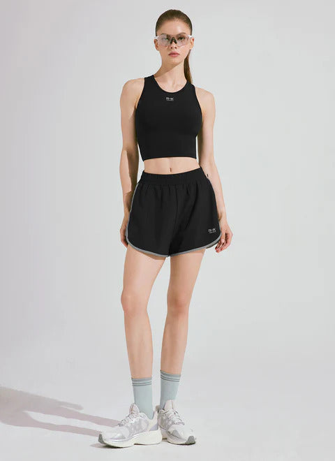 XEXYMIX RX Punching Reflective 2in1 Shorts in Ivory — image 1