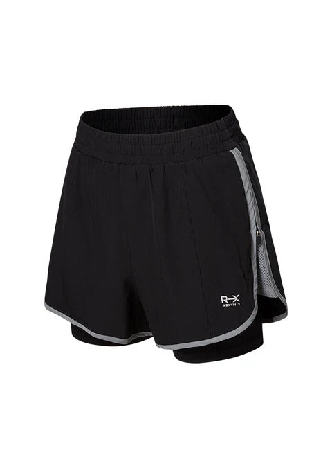 XEXYMIX RX Punching Reflective 2in1 Shorts in Ivory — image 6